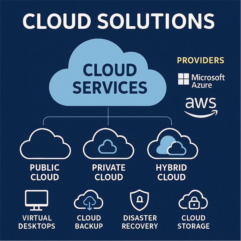 cloud solution infographic