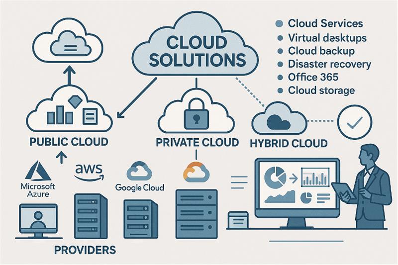 cloud solutions infographic